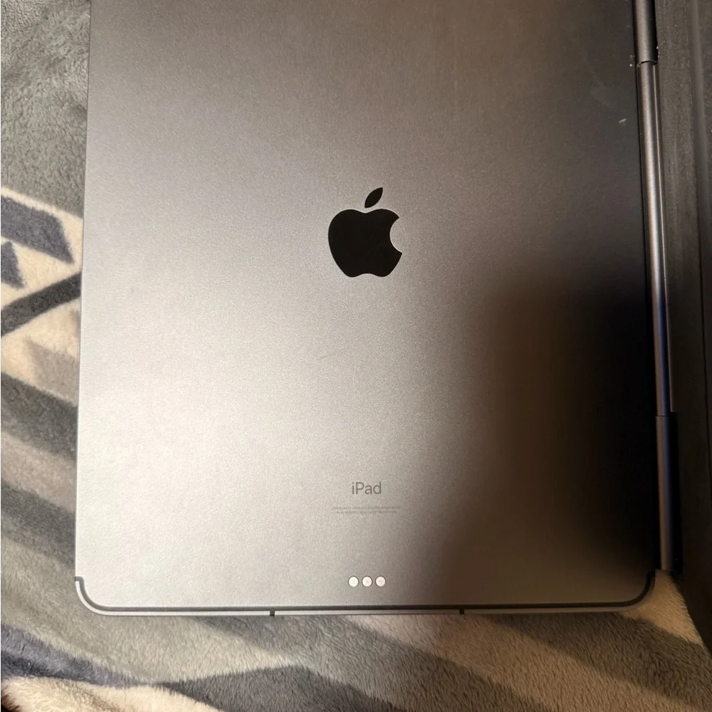 Apple Tablet with Black Keyboard